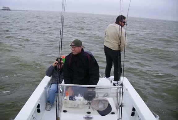 two men on fishing boat
